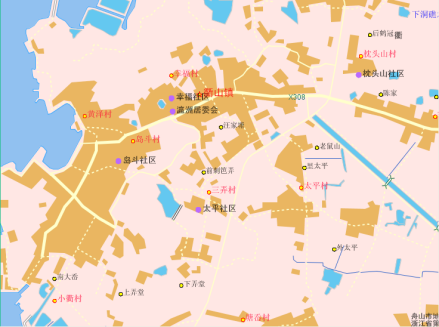 衢山镇城区图