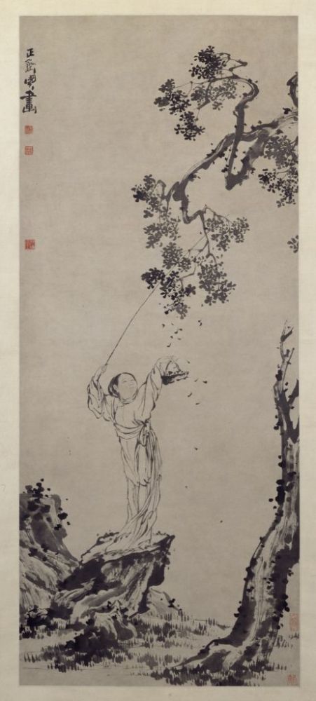 闵贞采桑图轴（故宫博物院藏）