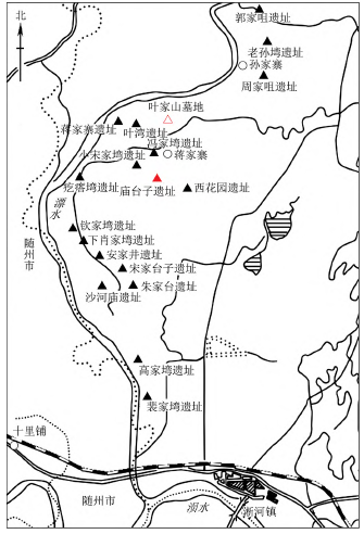 庙台子遗址周边遗址图