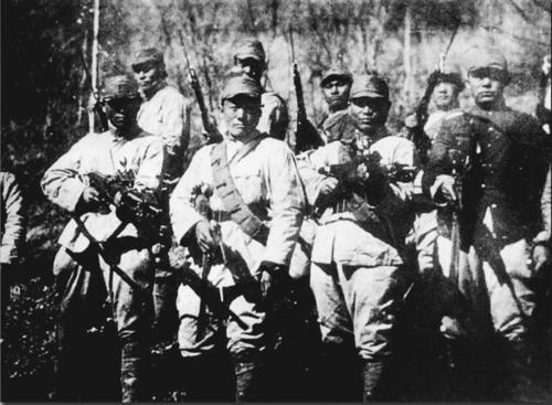 抗联第一路军警卫旅一部(摄于1939年) 