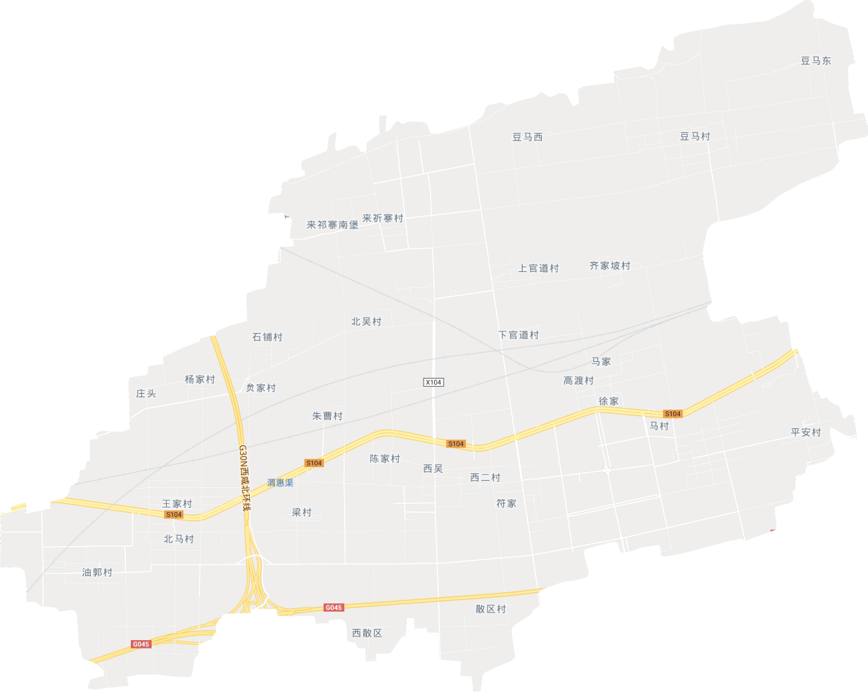 西吴街道电子地图