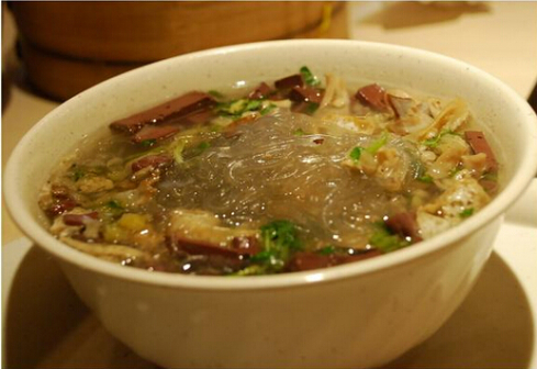 鸭血粉丝汤