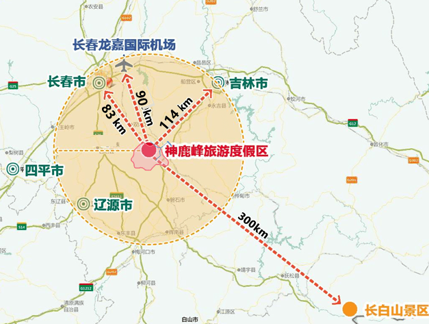 神鹿峰地理位置