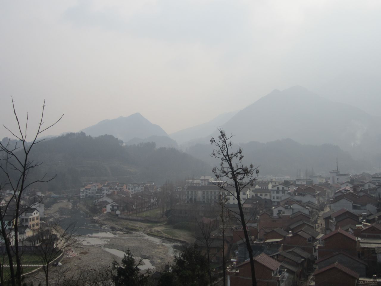 牟家坝镇全景
