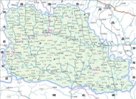 山阳县地图
