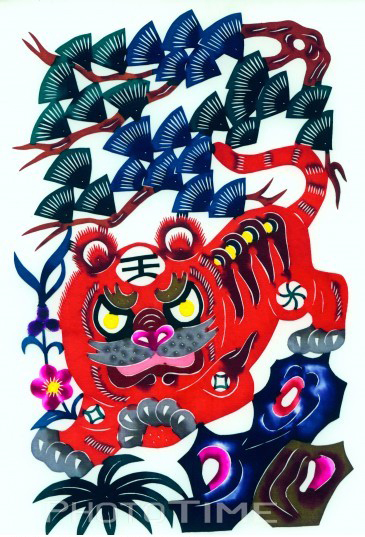 寅虎吉祥图