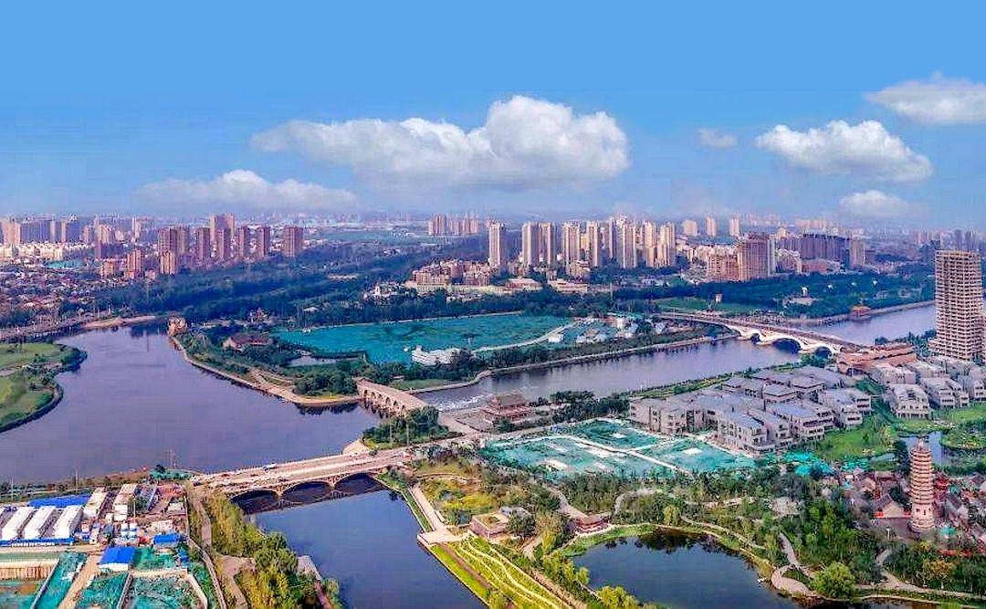 通惠河在通州区北关汇入北运河（下为通惠河口）