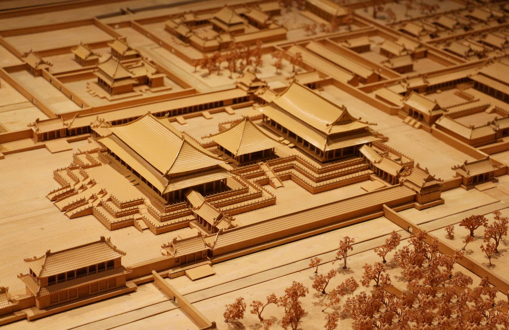 南京故宫三大殿复原模型（南京博物院展品）