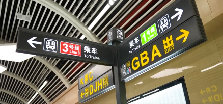 车站导向标志