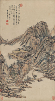 仿大痴山水图(1708年)