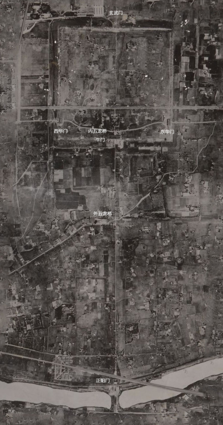 南京故宫宫城航拍旧影（摄于1930年）