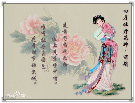 四月牡丹花神：丽娟