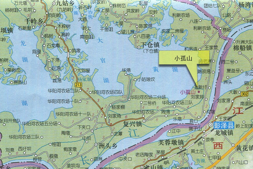 小孤山地图