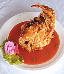 糖醋四孔鲤鱼