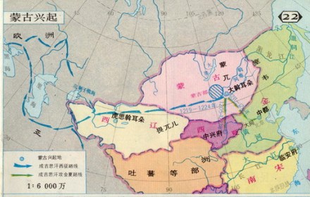 蒙古征西辽之战