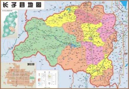 长子县地图