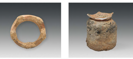 敖干二号窑出土垫圈、窑柱