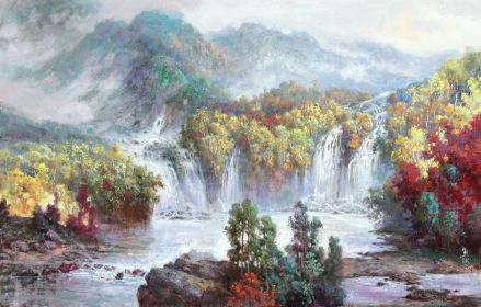 《仁智之境 》作者：熊斌 国学油画RSD组合