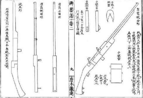 掣电铳分解图