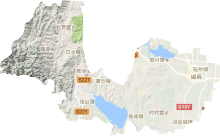 磁县政区图