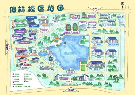 仙林校区地图 