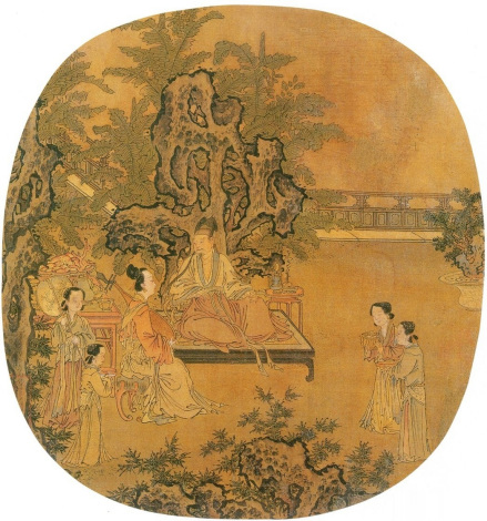 元·刘贯道《一夜姻缘图》 