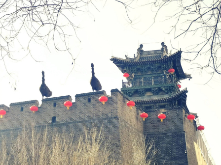 汾州古城墙新貌