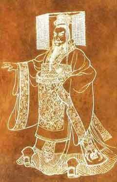 秦始皇像