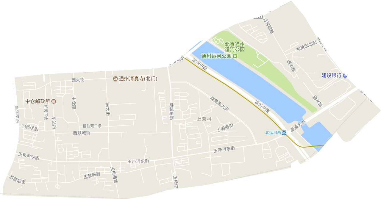 中仓街道电子交通图