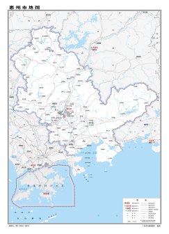  惠州市地图