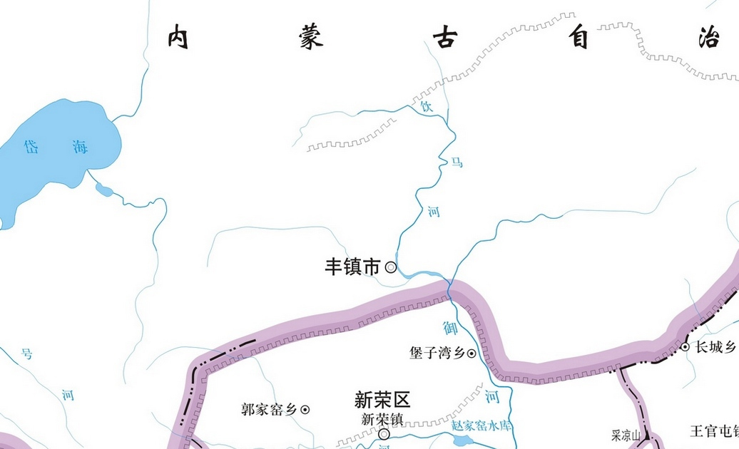 御河水系图