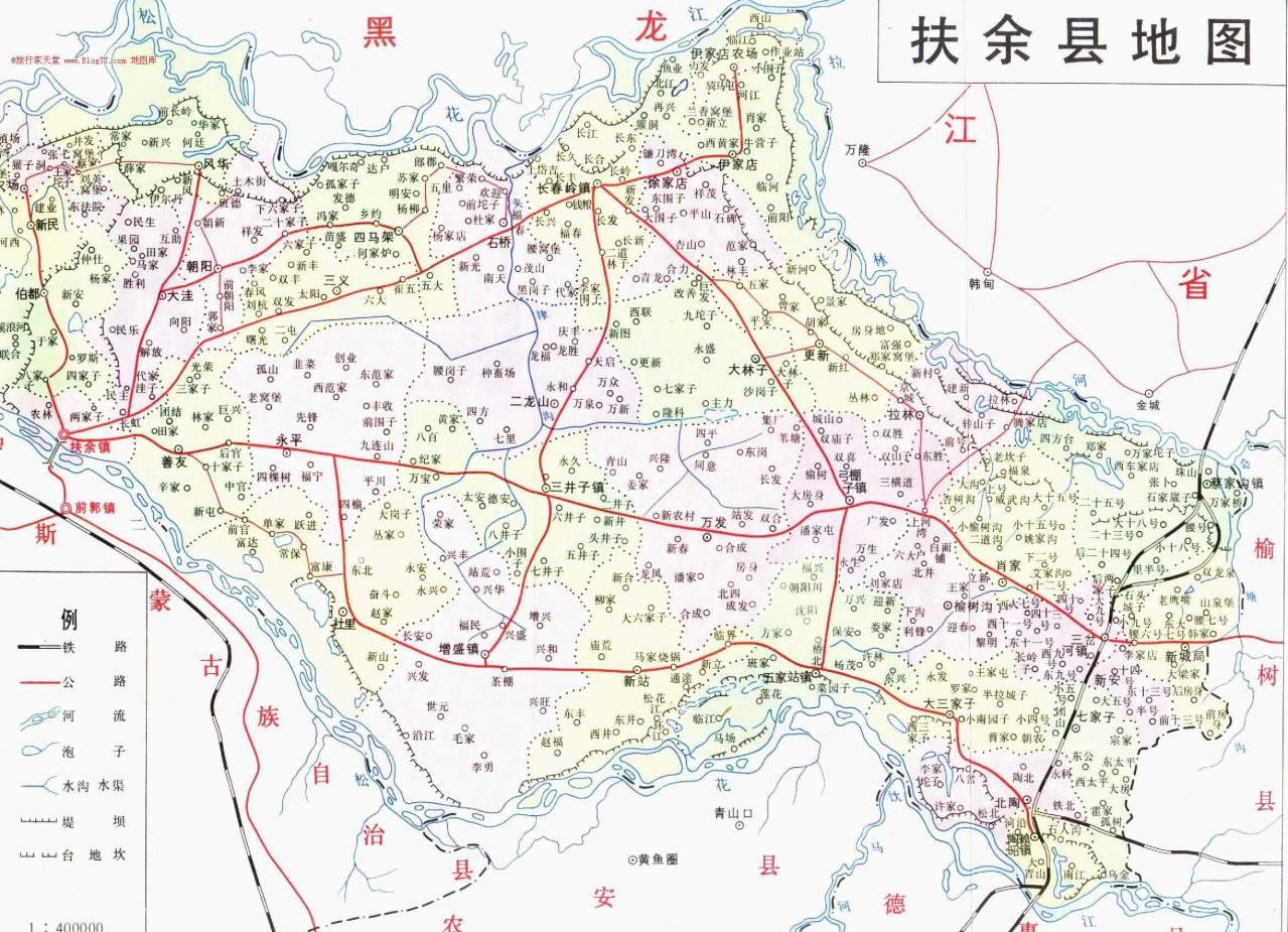 原扶余县地图