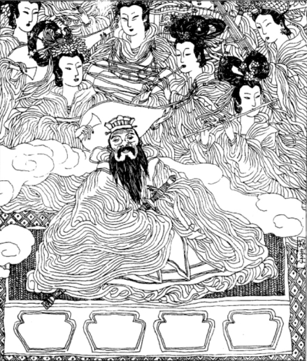现代绘画中的杨素 