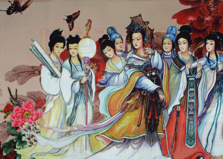 明朝花发游上苑