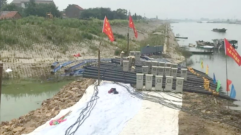 通过水碧桥河自水阳江向固城湖补水