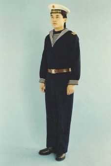 87式海军海勤士兵冬水兵服
