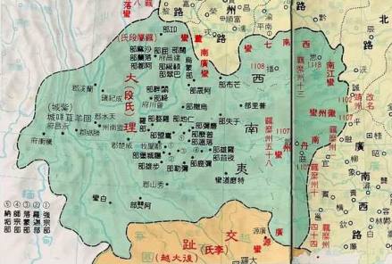 大理国全图