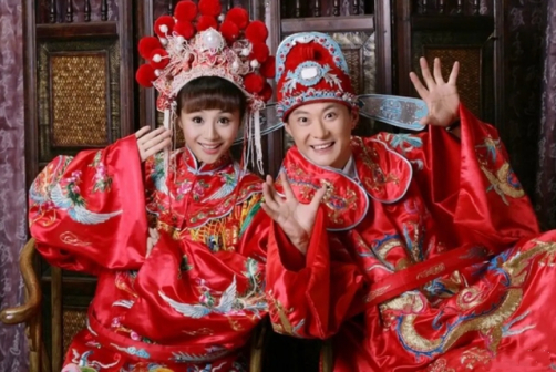 王斑与曹颖的婚庆照