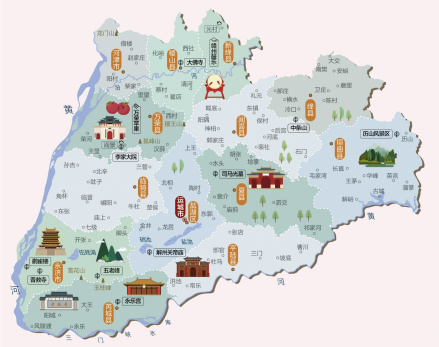 运城人文地图