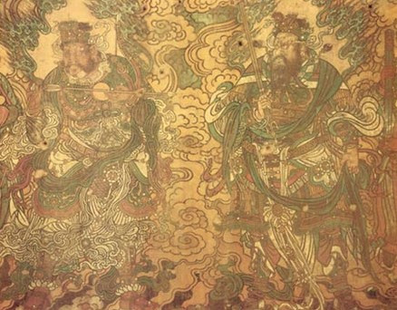 元代壁画《三界诸神图》 局部