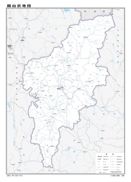  阳山县地图