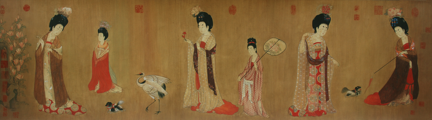 《簪花仕女图》