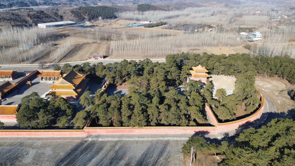 泰东陵全景