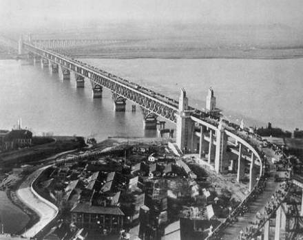 南京长江大桥旧影