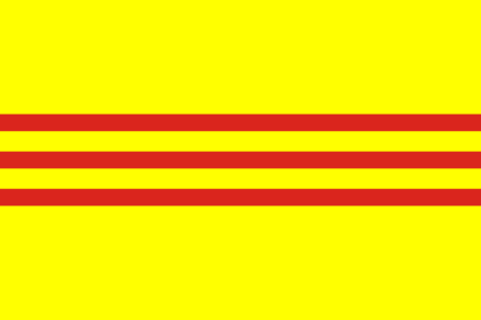 黄底三线旗