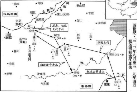 祖逖北伐 