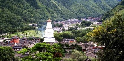 五台山中的寺院