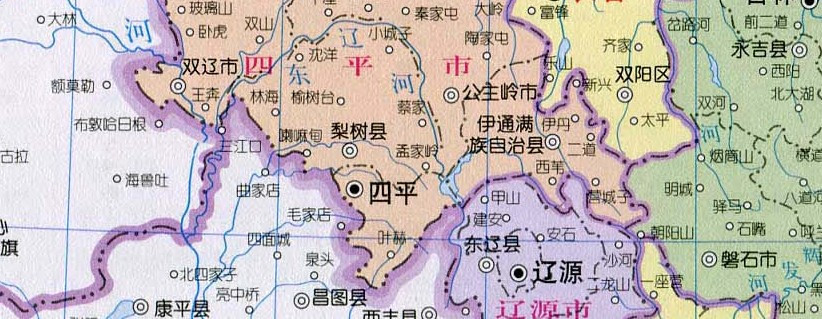 东辽河位置图