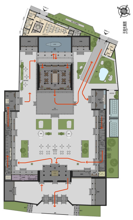 东西廊房变展厅