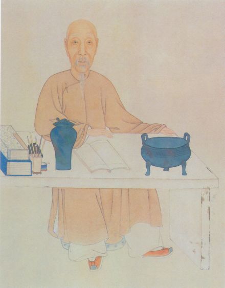 阮元像，清叶衍兰绘 